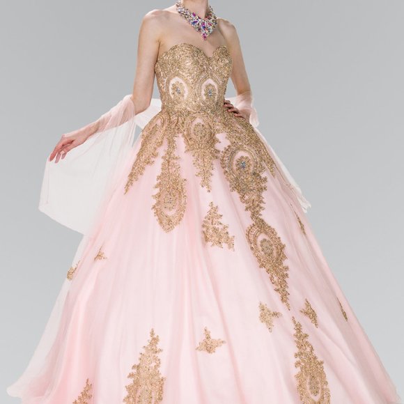 Sweetheart Neck Ballgown Evening Dress GSGL2379